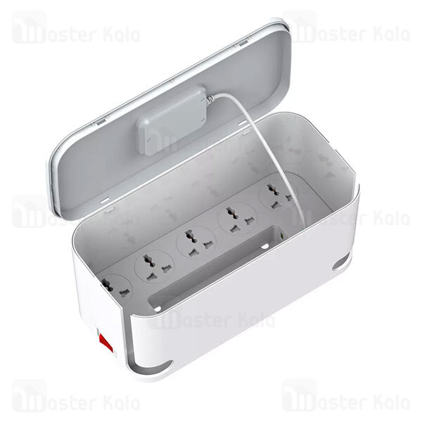 چند راهی برق و شارژر وایرلس الدینیو LDNIO SCW5354 دارای 3 پورت